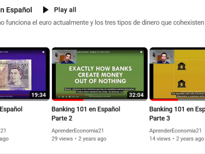 Tres videos para explicar el sistema monetario